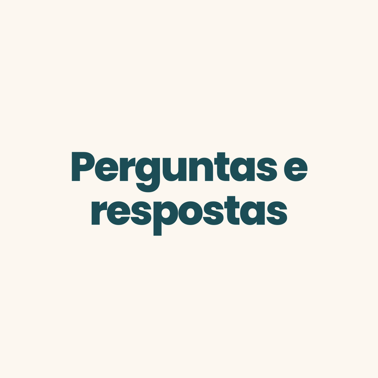 Perguntas e respostas
