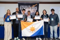 Professores orientadores e estudantes do IFTO de Colinas do Tocantins recebem medalha de prata em competição de lançamento de foguete na Obafog 2026