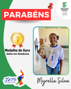 Myrella Silva, medalhista de ouro no salto em distância